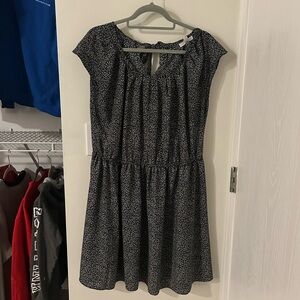 Black and White Floral Dress